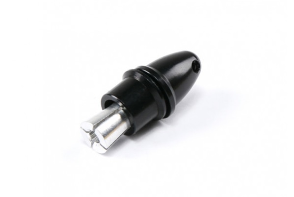 ADAPTADOR P/ HÉLICE AERO ELETRICO C/SPINNER AL COLLET P/EIXO DE 3mm (PRETO)