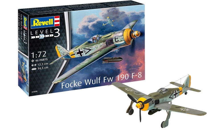 AVIÃO FOCKE WULF FW 190 F-8 ESC. : 1/72