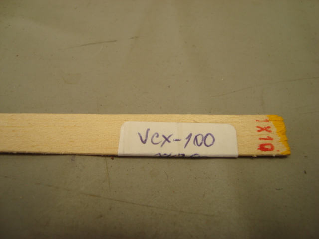 VARETA DE CAXETA 1X10X1000mm