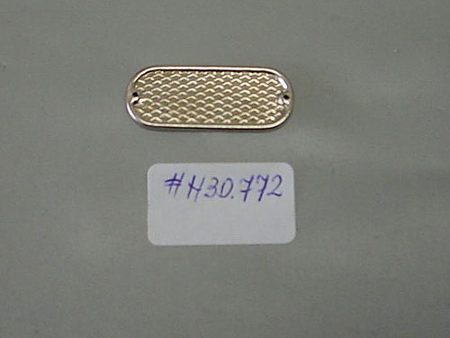 PISO DE CONVÉS COMP.: 31mm LARG.:13mm ESTAMPADO CROMADA GRANDE 