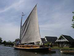 Planta BARCO NORFOLK WHERRY barcaça de carga a vela Planos reduzidos