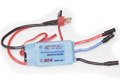 SPEED CONTROL ESC 20A P/MOTOR BRUSHLESS P/BATERIA LIPO 3S 