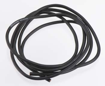 CABINHO DE SILICONE FIO SUPER FLEX 16AWG PRETO 800mm