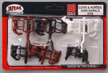 CARTELA COM CAVALOS E BOIS ESC.: HO