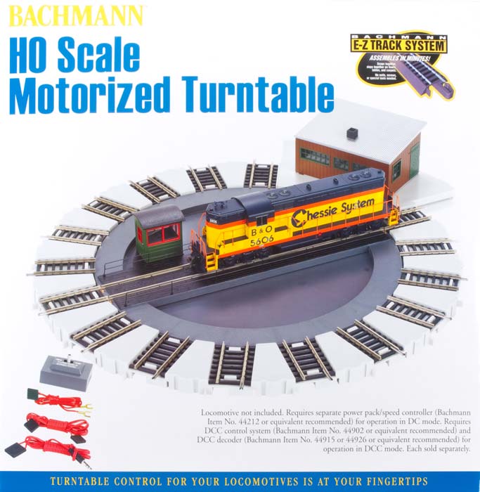 VIRADOR DE LOCOMOTIVA ROTUNDA MESA DE RETORNO E-Z TRACK ESC.: HO  ESC.: 1/87