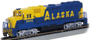 LOCOMOTIVA DIESEL BACHMANN EMD GP40 C/DCC 8WD ALASKA ESC.: HO ESC.: 1/87