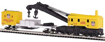 VAGÃO GUINDASTE DE MANUTENÇÃO DE LINHA CRANE & BOOM UNION PACIFIC ESC.: N