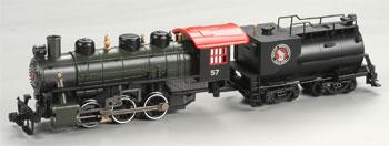 LOCOMOTIVA A VAPOR C/GERADOR DE FUMAÇA USRA 0-6-0 GREAT NORTHERN ESC.: HO