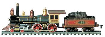 LOCOMOTIVA A VAPOR 4-4-0 UNION PACIFIC #119 BALDWIN ESC.: HO