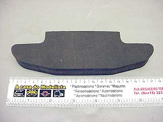 BUMPER PROTETOR DE PARA-CHOQUE PEQUENO 170mm P/ CARRO RC 1/10