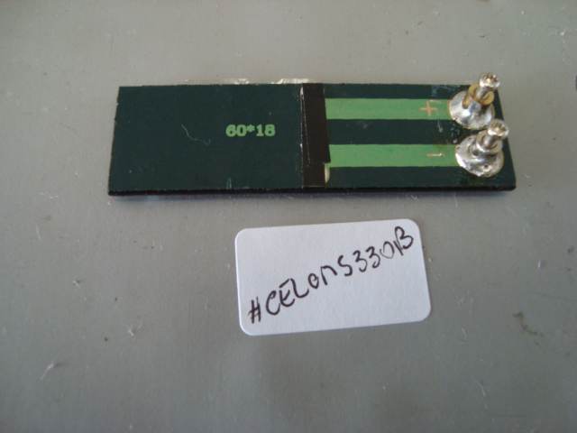 CELULA FOTOELÉTRICA BATERIA SOLAR FOTOCELULA 0,5V 150mah