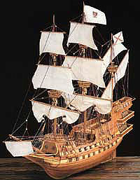 BARCO SAN MATEO GALE�O ESPANHOL DO SEC. XVI KIT ESC.: 1/90