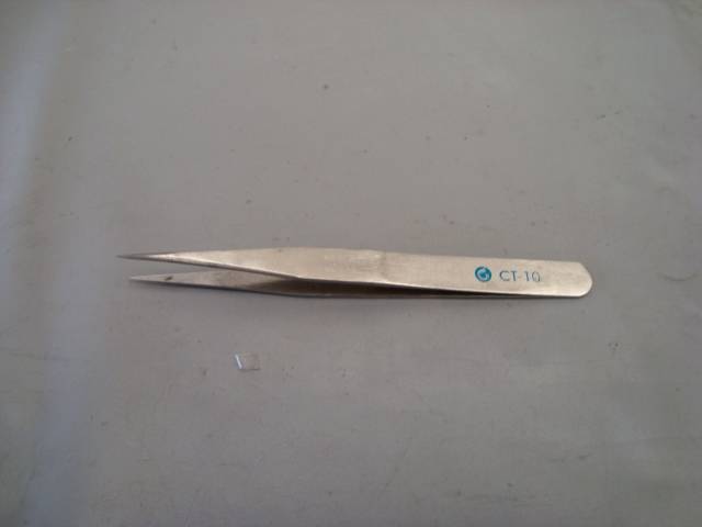 PINÇA DE AÇO INOX DE PRECISÃO RELOJOEIRO PONTA EXTRA FINA DUMONT130mm #STA002102