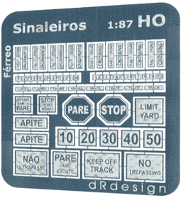 PHOTOETCHED P/ FERREOMODELISMO ESC.: 1/87 HO Sinaleiros