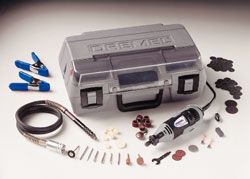 FURADEIRA MINI DRILL DREMEL 5 VELOCIDADES ESTOJO COMPLETO