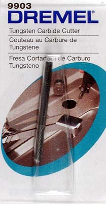 LIMA ROTATIVA DE TUNGSTÊNIO ESCARIADOR PARALELO DIAM.:1/8pol ou 3,175mm