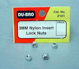 PORCA AUTO TRAVANTE 3mm NYLON INSERT LOCK NUTS PCTE.: C/4