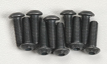 PARAFUSO 3X10mm CABEÇA REDONDA ALLEN ROSCA MAQUINA BUTTONHEAD SCREW PCTE.: C/10