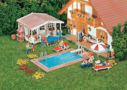 PISCINA E CASA DE BONECAS ESC.: HO ESC.: 1/87