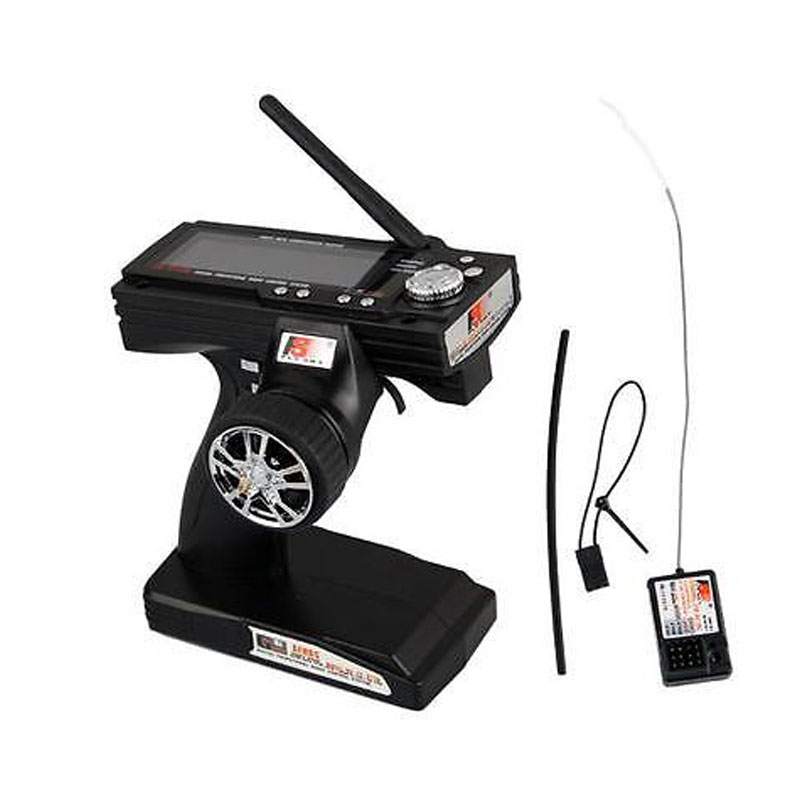 RADIO CONTROLE FLY SKY 3 CANAIS P/CARRO/BARCO 2.4ghz TX+RX