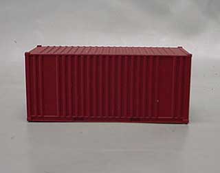 CARGA P/ VAGÃO PLATAFORMA CONTAINER VERMELHO ESC.: HO