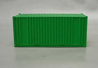 CARGA P/ VAGÃO PLATAFORMA CONTAINER VERDE ESC.: HO