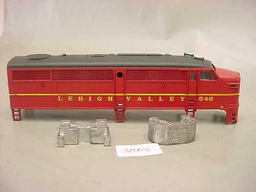 CARCAÇA DE LOCOMOTIVA FA-1 LEHIGH VALLEY 546 ESC.: HO ESC.: 1/87