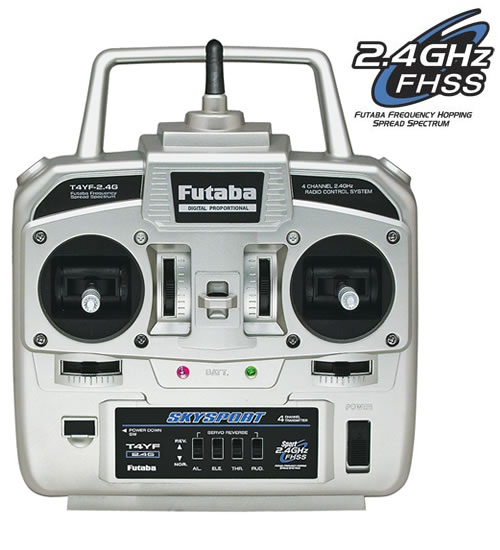 RADIO FUTABA 4 CANAIS 4YF 2.4GHz FHSS MODELO NOVO