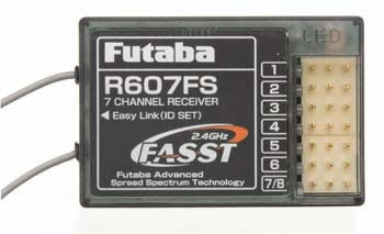 RECEPTOR FUTABA 7 CANAIS FAAST 2,4ghz RX P/ RADIO FUTABA 9C, 9Z, 8U e 7U