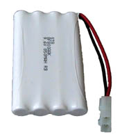 BATERIA RECARREGÁVEL 9,6V 1300mah NiMh 8 CELULAS AA C/TERMINAL TAMIYA