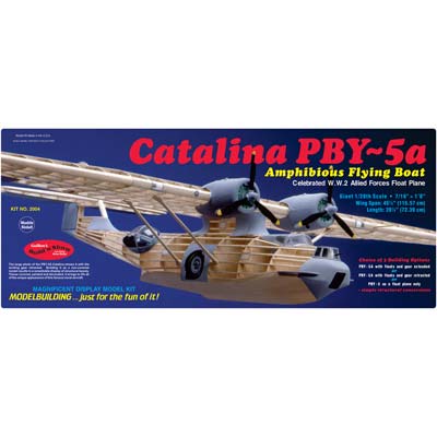 AVIÃO PBY-5A CATALINA GIANT SCALE - 45 1/2 pol. ENV.: 1155mm ESC.: 1/28