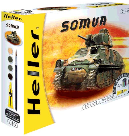 TANQUE DE GUERRA SOMUA IIWW MINIATURA ESC.: 1/72