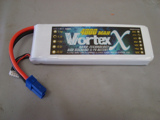 BATERIA RECARREGAVEL LIPO 3S 11.1V 4000MAH 25C NANO-TECH