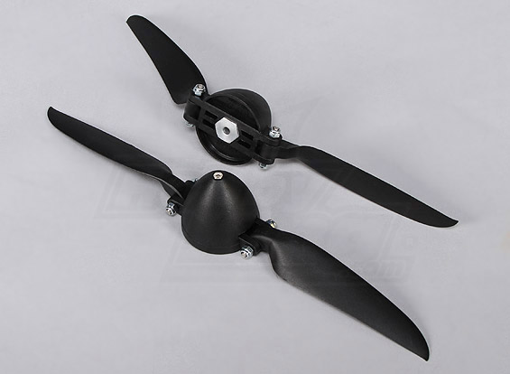 HELICE AVIÃO ELETRICO 9X6  DOBRAVEL  RETRATIL C/SPINNER FOLDING PROP CADA