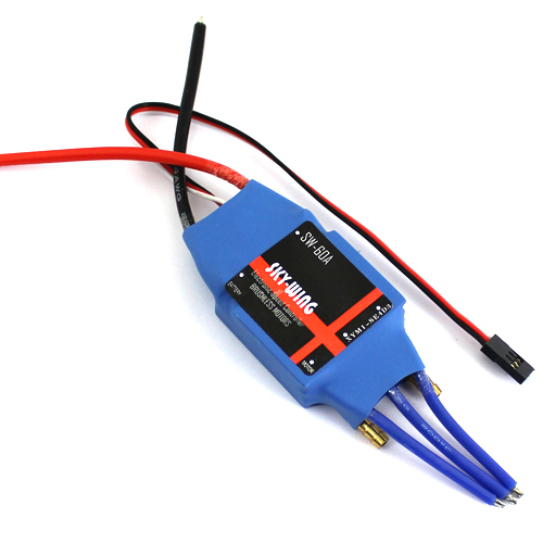 SPEED CONTROL ESC 60A P/BARCO MOTOR BRUSHLESS BEC 5A P/LIPO 2S a 4S