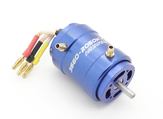 MOTOR ELETRICO BRUSHLESS 2050KV 3660 INRUNNER ACQUASTAR REF.AGUA