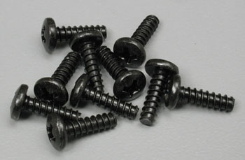 PARAFUSO 3X10mm PHILLIPS CABEÇA REDONDA ROSCA SOBERBA PRETO PCTE.: C/10