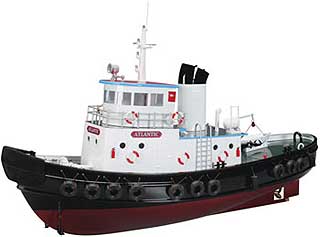 BARCO REBOCADOR ATLANTIC HARBOR TUGBOAT RTR C/ RÁDIO MOTOR e CONTROLADOR