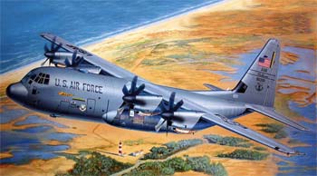 AVIÃO HERCULES C-130J PLASTIMODELO  (FAB) ESC.: 1/48 ENV.: 843mm