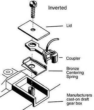 ENGATE KADEE COUPLERS UNIVERSAL MOD.5 ESC.: HO PC.: C/ 10 PARES
