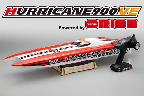 LANCHA ELÉTRICA RC VELOCIDADE HURRICANE 900VE RTR BRUSHLESS RADIO 2.4Mhz