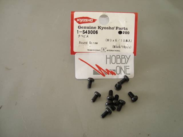 PARAFUSO 3X6mm PHILLIPS CABEÇA REDONDA ESTREITA ROSCA MAQ.ROUND SCREW PCTE.:C/10