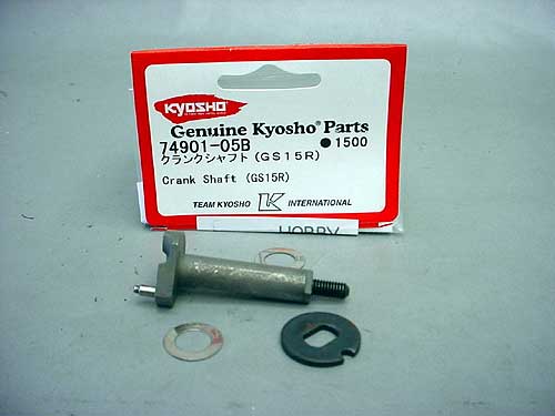 VIRABREQUIM CRANKSHAFT P/ MOTOR KYOSHO GS15R/15R-MR REP#74901-05