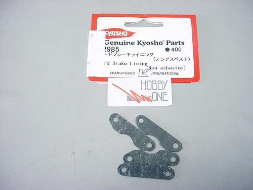 FORRO DO FREIO SAPATA DE ADERÊNCIA DE DISCO P/CARRO KYOSHO RRR-FW-05S/T/RR-MP7.5