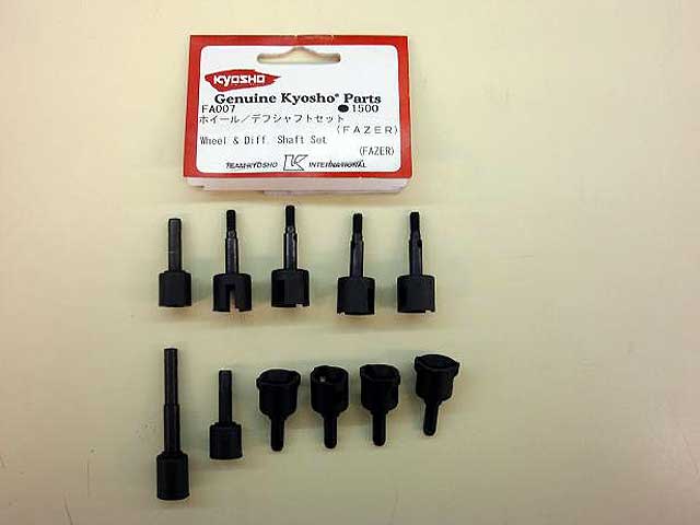 EIXO DA RODA e do DIFERENCIAL P/ CARRO KYOSHO FAZER PTF