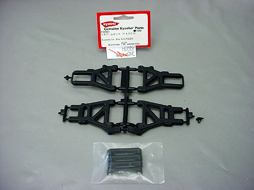 BRAÇO SUSPENSÃO P/ CARRO KYOSHO FAZER PTF CJTO.