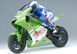 MOTOCICLETA ELÉTRICA RC MOTO RACE C/MOTOR BRUSHLESS ESC.: 1/5