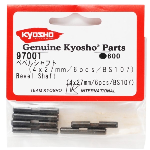 EIXO CHANFRADO P/ CARRO KYOSHO RRR/MFR-IUS-IGT2 4X27