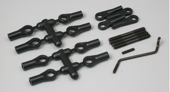 UPPER ROD SET P/ CARROS KYOSHO ULTIMA, NITRO TRASHER STINGER e AUTOS ESCALA