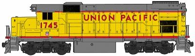 LOCOMOTIVA DIESEL SÉRIE PROTO 1000 UNION PACIFIC GP15-1 ESC.: HO